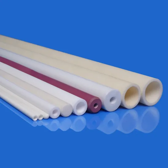 Custom Industrial High Voltage Al2O3 Alumina Aluminum Oxide Electrical Ceramic Insulator Tube